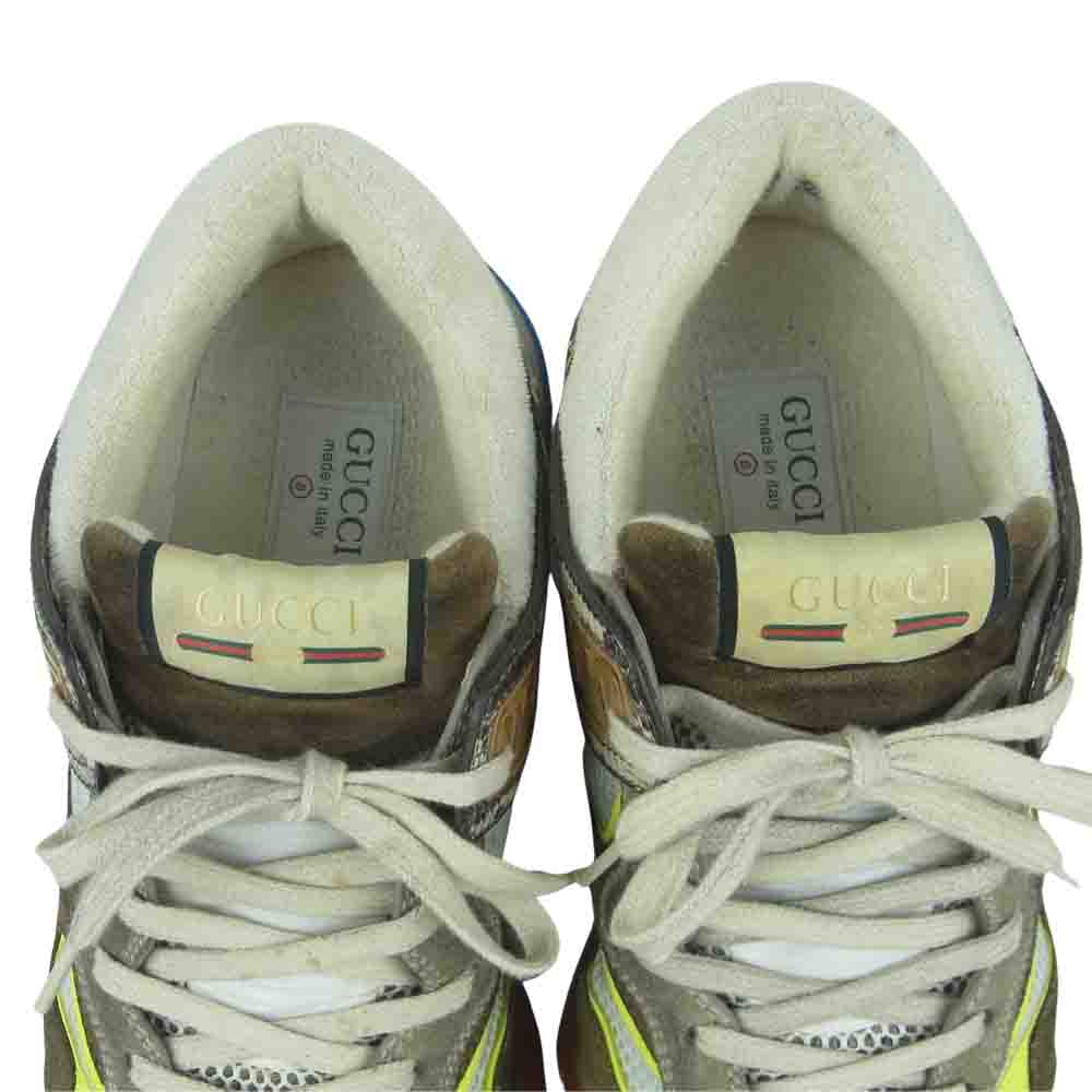GUCCI グッチ ULTRAPACE ウルトラペース ダッド スニーカー イタリア製 ブラウン系 8【中古】