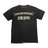 CHROME HEARTS クロムハーツ（原本無） NEW YORK スクロールラベル バックプリント ポケット付き 半袖Ｔシャツ ブラック ブラック系 S【中古】