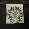 CHROME HEARTS クロムハーツ（原本無） NEW YORK スクロールラベル バックプリント ポケット付き 半袖Ｔシャツ ブラック ブラック系 S【中古】