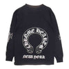 CHROME HEARTS クロムハーツ（原本無） ホースシュー プリント ロングスリーブ 長袖 Tシャツ ブラック ブラック系 M【中古】