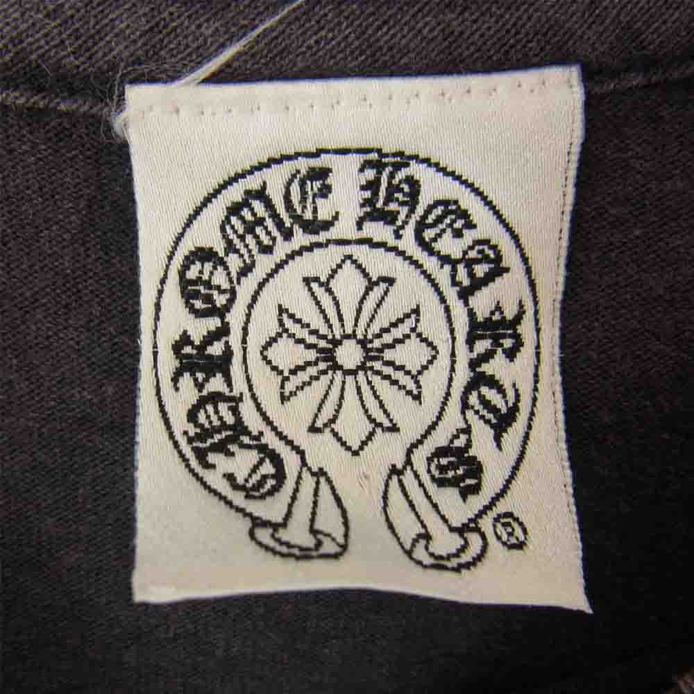 CHROME HEARTS クロムハーツ（原本無） ホースシュー プリント ロングスリーブ 長袖 Tシャツ ブラック ブラック系 M【中古】