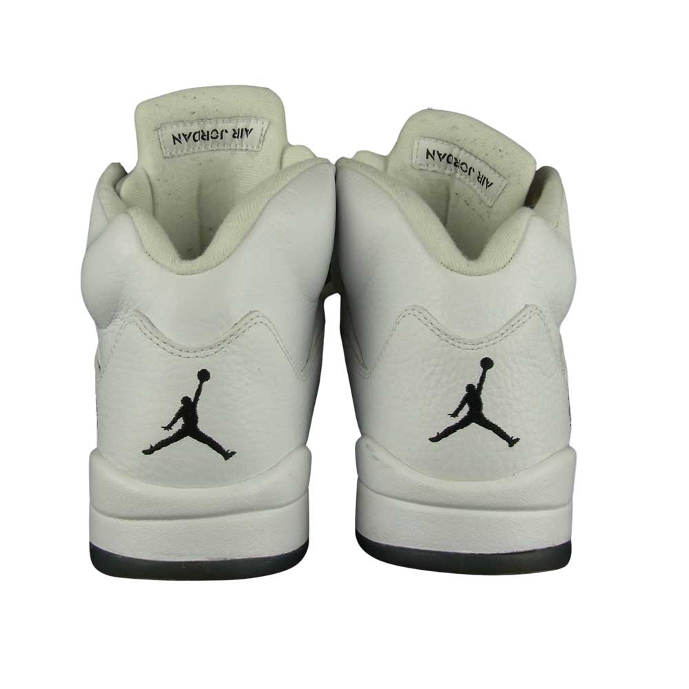 NIKE ナイキ 136027-130 AIR JORDAN 5 RETRO METALLIC SILVER エアジョーダン 5 レトロ メタリック シルバー スニーカー ホワイト系 27㎝【中古】
