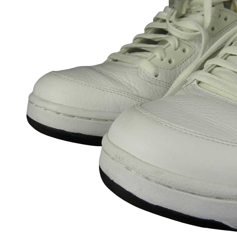 NIKE ナイキ 136027-130 AIR JORDAN 5 RETRO METALLIC SILVER エアジョーダン 5 レトロ メタリック シルバー スニーカー ホワイト系 27㎝【中古】