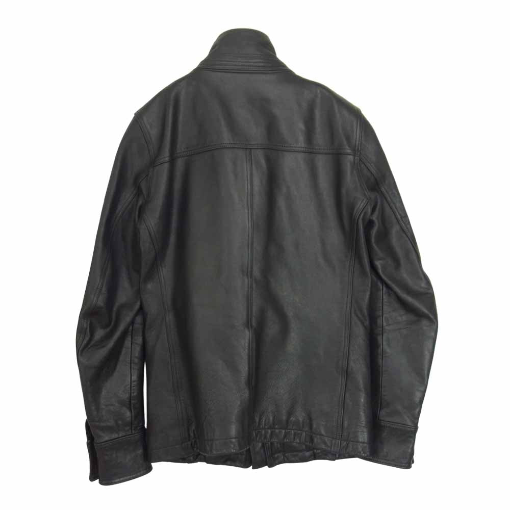 junhashimoto ジュンハシモト LET019 SCF01 カウレザー M-65 モーターサイクル ジャケット ブラック系 2【中古】