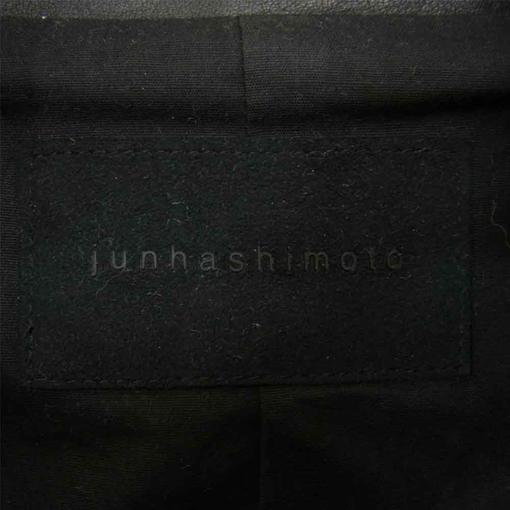 junhashimoto ジュンハシモト LET019 SCF01 カウレザー M-65 モーターサイクル ジャケット ブラック系 2【中古】