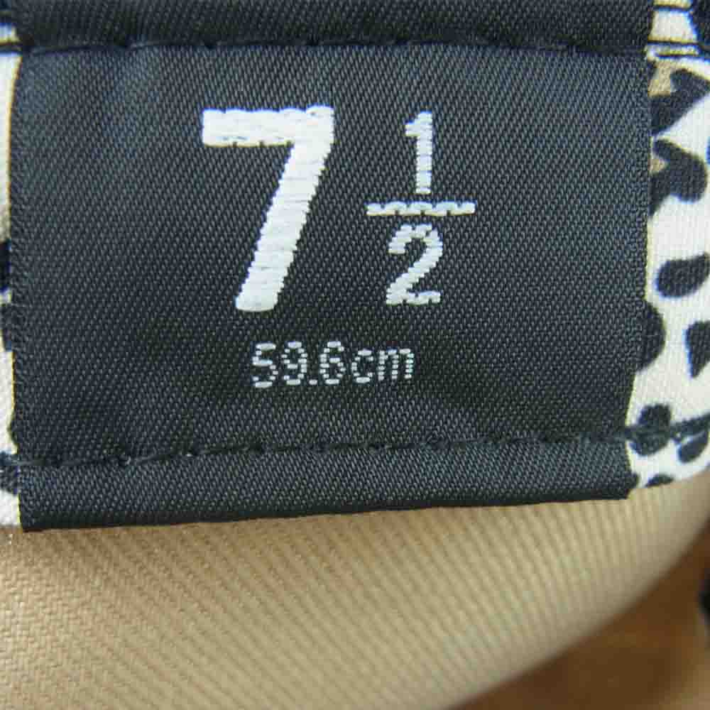 NEW ERA ニューエラ 59FIFTY Leopard Kingdom ニューヨーク・ヤンキース キャメル キャップ 帽子 ベージュ系 59.6cm【中古】