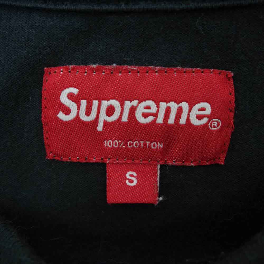 Supreme シュプリーム 20SS Signature S/S Top 筆記体 ロゴ Tシャツ 半袖 ブラック系 S【中古】