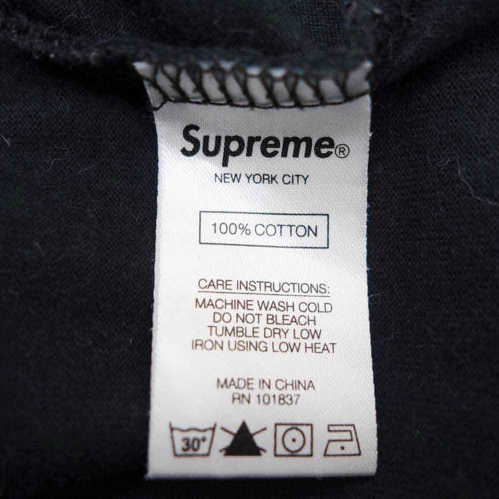 Supreme シュプリーム 20SS Signature S/S Top 筆記体 ロゴ Tシャツ 半袖 ブラック系 S【中古】