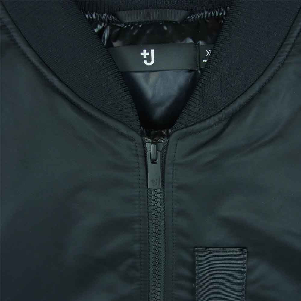 UNIQLO +J ユニクロ 311-445765 ジルサンダー ハイブリッド ダウン オーバーサイズ ジャケット ブラック系 XL【美品】【中古】