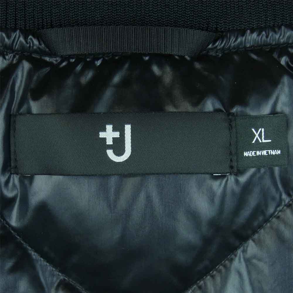 UNIQLO +J ユニクロ 311-445765 ジルサンダー ハイブリッド ダウン オーバーサイズ ジャケット ブラック系 XL【美品】【中古】