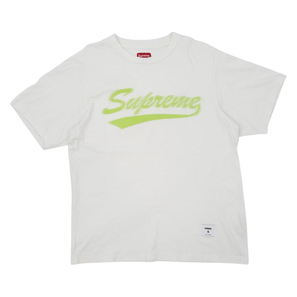 Supreme シュプリーム 20SS Intarsia Script S/S Top Tシャツ 半袖 ホワイト系 S【中古】