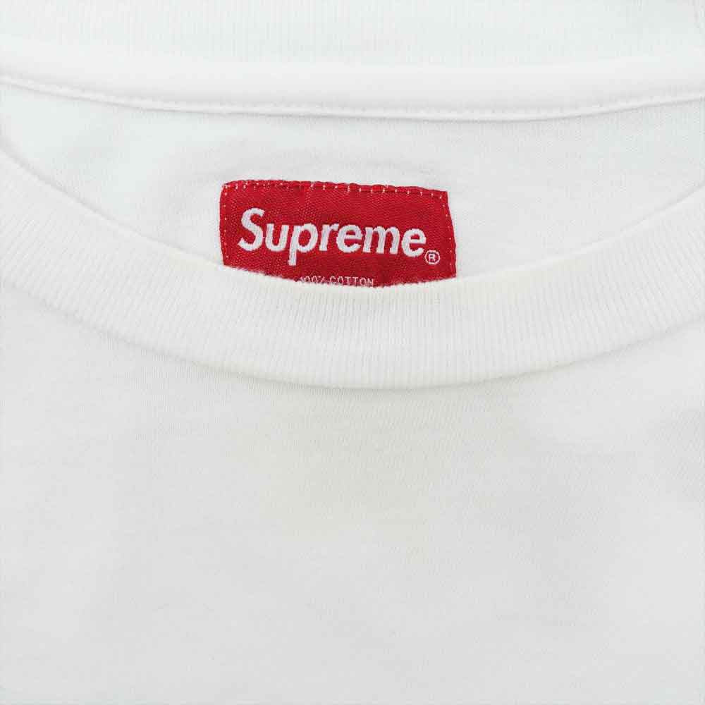 Supreme シュプリーム 20SS Intarsia Script S/S Top Tシャツ 半袖 ホワイト系 S【中古】