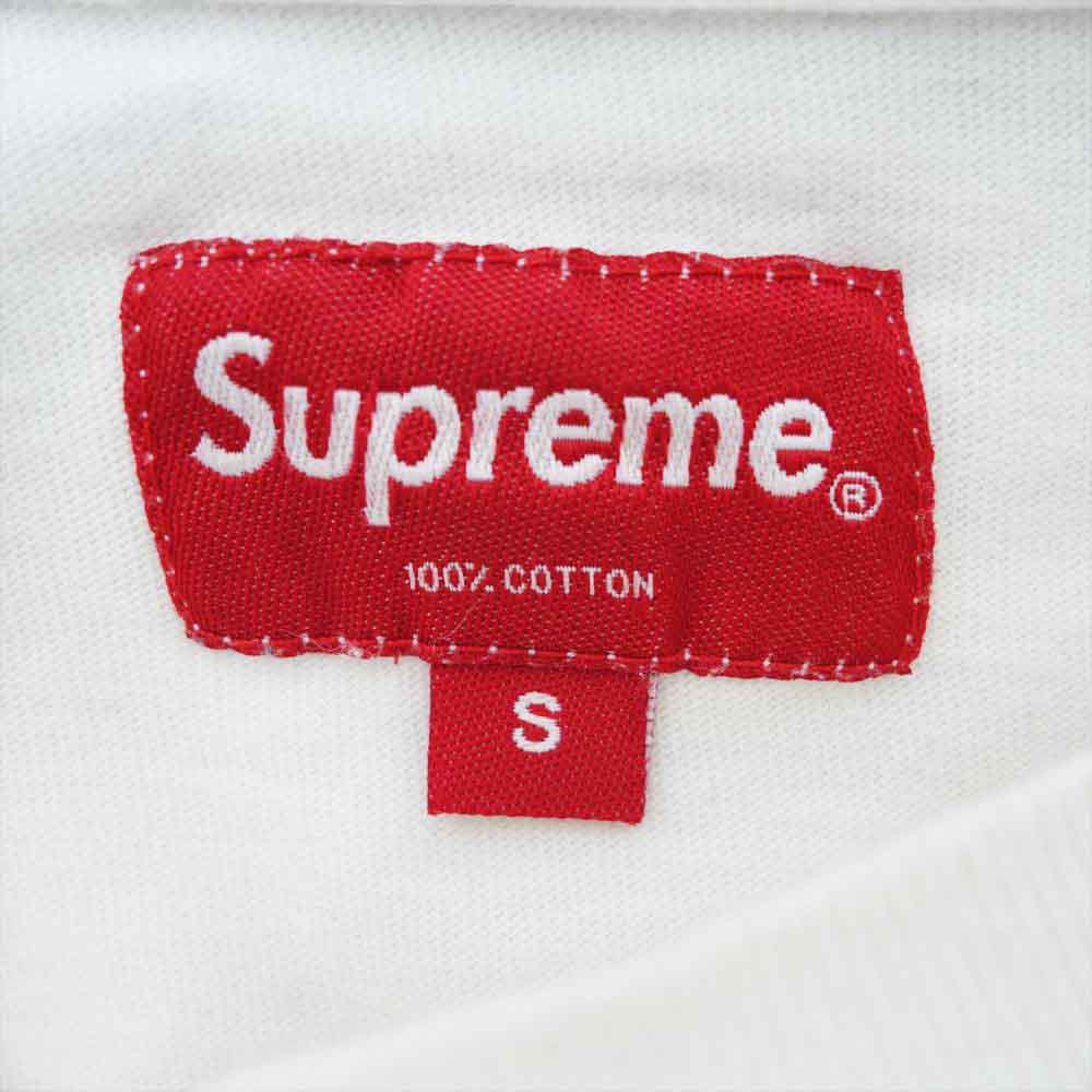 Supreme シュプリーム 20SS Intarsia Script S/S Top Tシャツ 半袖 ホワイト系 S【中古】