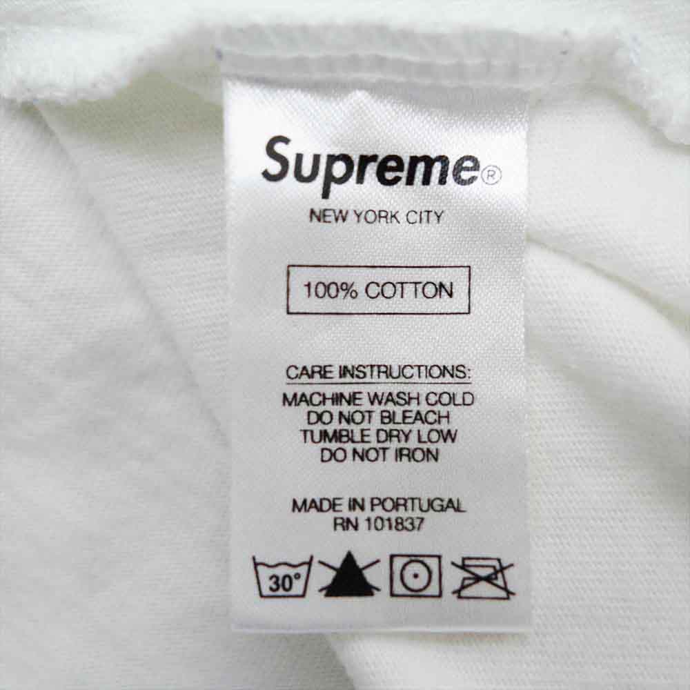 Supreme シュプリーム 20SS Intarsia Script S/S Top Tシャツ 半袖 ホワイト系 S【中古】