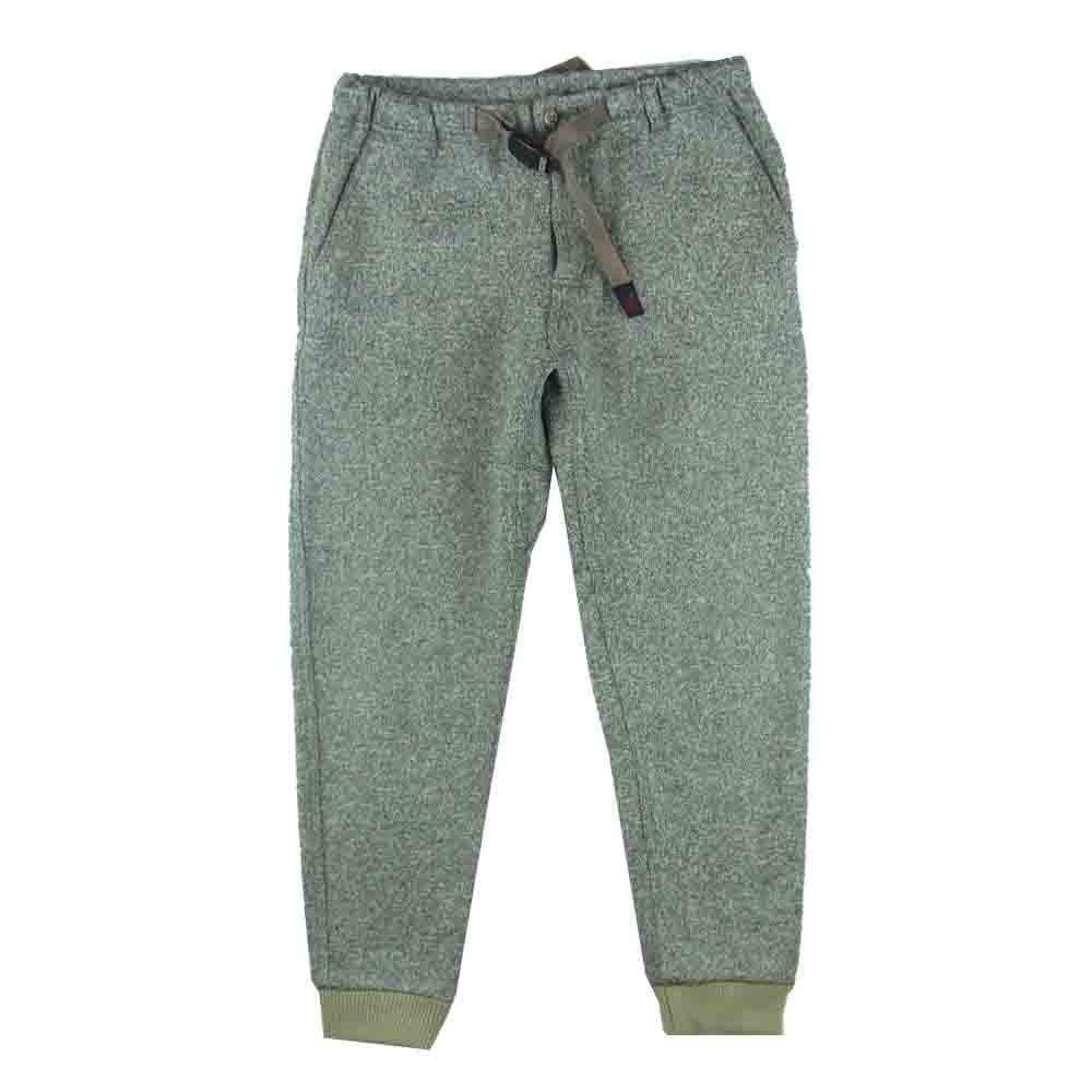 グラミチ GUP-18F016 Bonding Knit Fleece Narrow Rib Pants ボンディング ニットフリース ナロー リブ パンツ グレー系 M【中古】