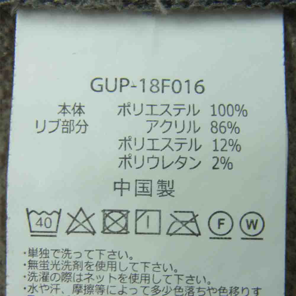 グラミチ GUP-18F016 Bonding Knit Fleece Narrow Rib Pants ボンディング ニットフリース ナロー リブ パンツ グレー系 M【中古】