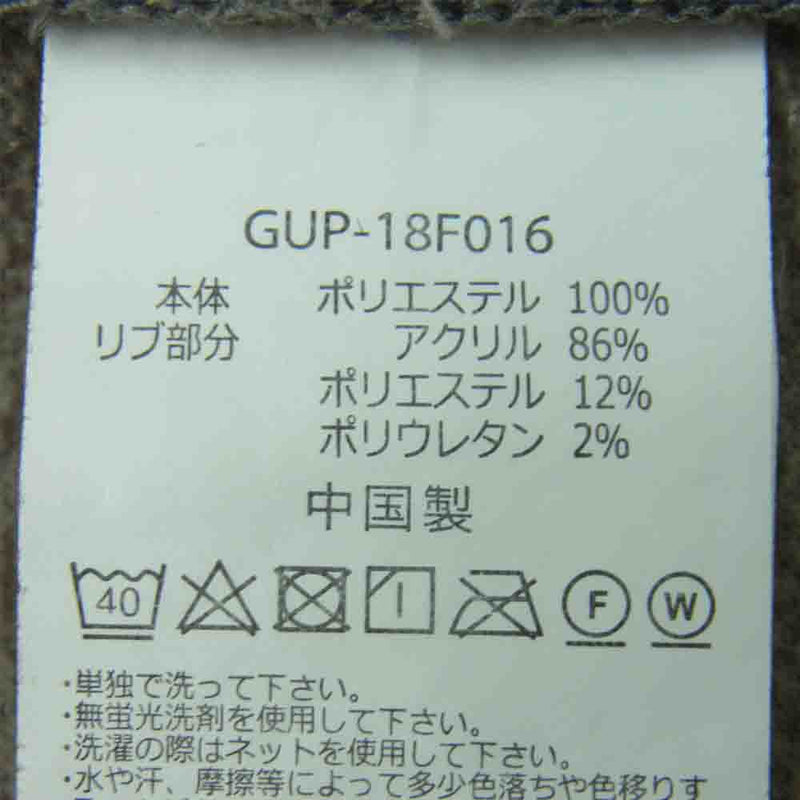 グラミチ GUP-18F016 Bonding Knit Fleece Narrow Rib Pants ボンディング ニットフリース ナロー リブ パンツ グレー系 M【中古】