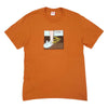 Supreme シュプリーム 21AW Bed Tee ベット Tシャツ 半袖 アンバー系 S【美品】【中古】
