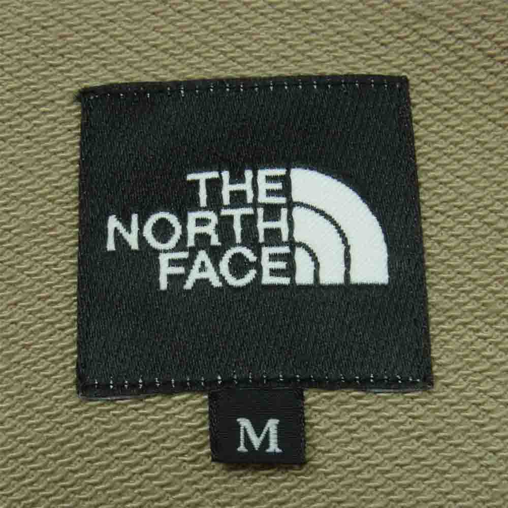 THE NORTH FACE ノースフェイス NT12037 Square Logo FullZip スクエアロゴフルジップ パーカー グレイッシュベージュ系 M【中古】