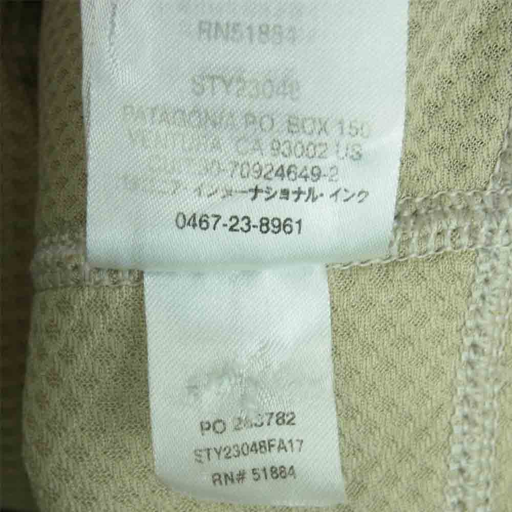 patagonia パタゴニア 17AW 23048 クラシック レトロ X フリース ベスト ポリエステル ベトナム製 オフホワイト系 S【中古】