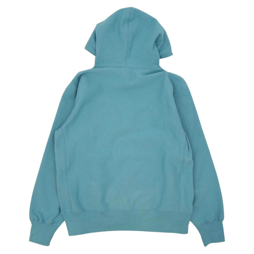 Supreme シュプリーム 21AW Arabic Logo Hooded Sweatshirt アラビック ロゴ スウェット パーカー ブルー系 S【中古】