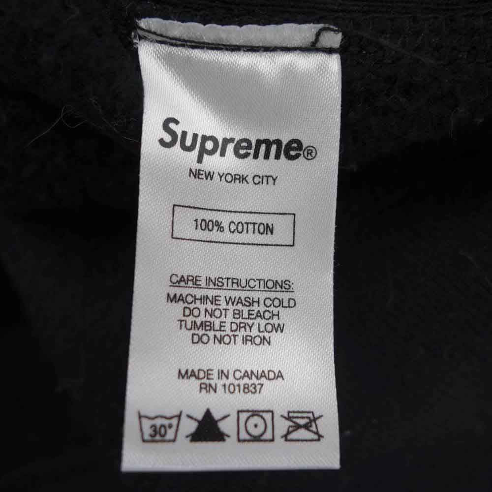 Supreme シュプリーム 20AW S Logo Hooded Sweatshirt Sロゴ スウェット プルオーバー パーカー ブラック系 S【中古】