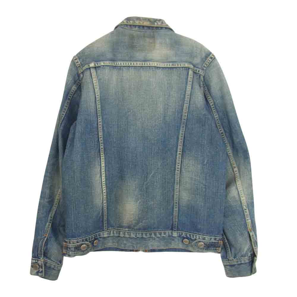 RUDE GALLERY BLACK REBEL ルードギャラリーブラックレーベル デニム ジップアップ ジャケット インディゴブルー系 M【中古】