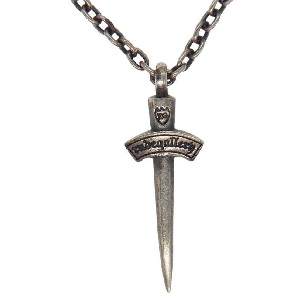 RUDE GALLERY ルードギャラリー ダガー ネックレス シルバー系【中古】