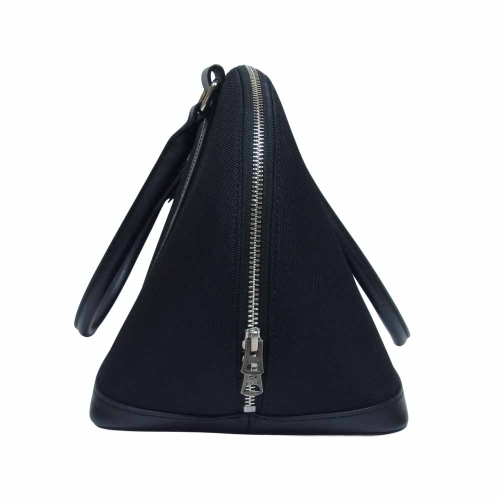RUDE GALLERY ルードギャラリー レザー 切替 ボストン バッグ ブラック系【中古】