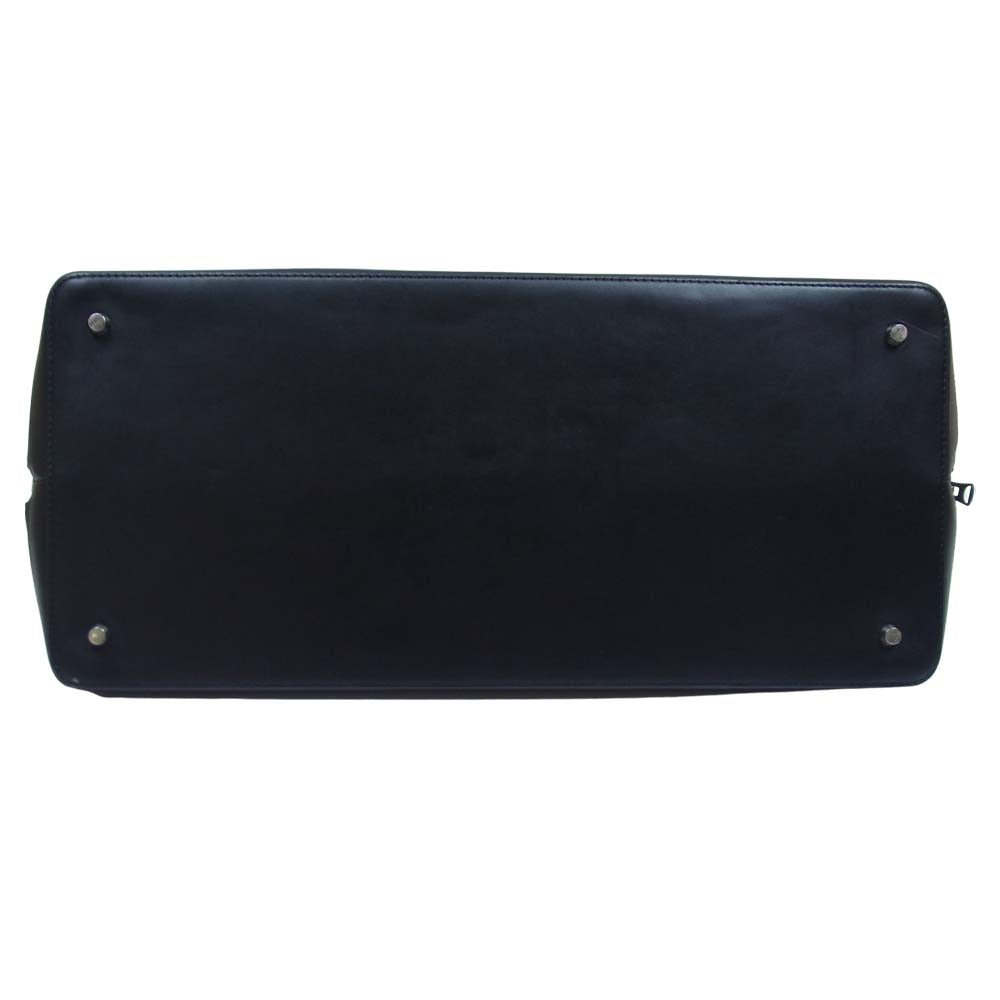 RUDE GALLERY ルードギャラリー レザー 切替 ボストン バッグ ブラック系【中古】
