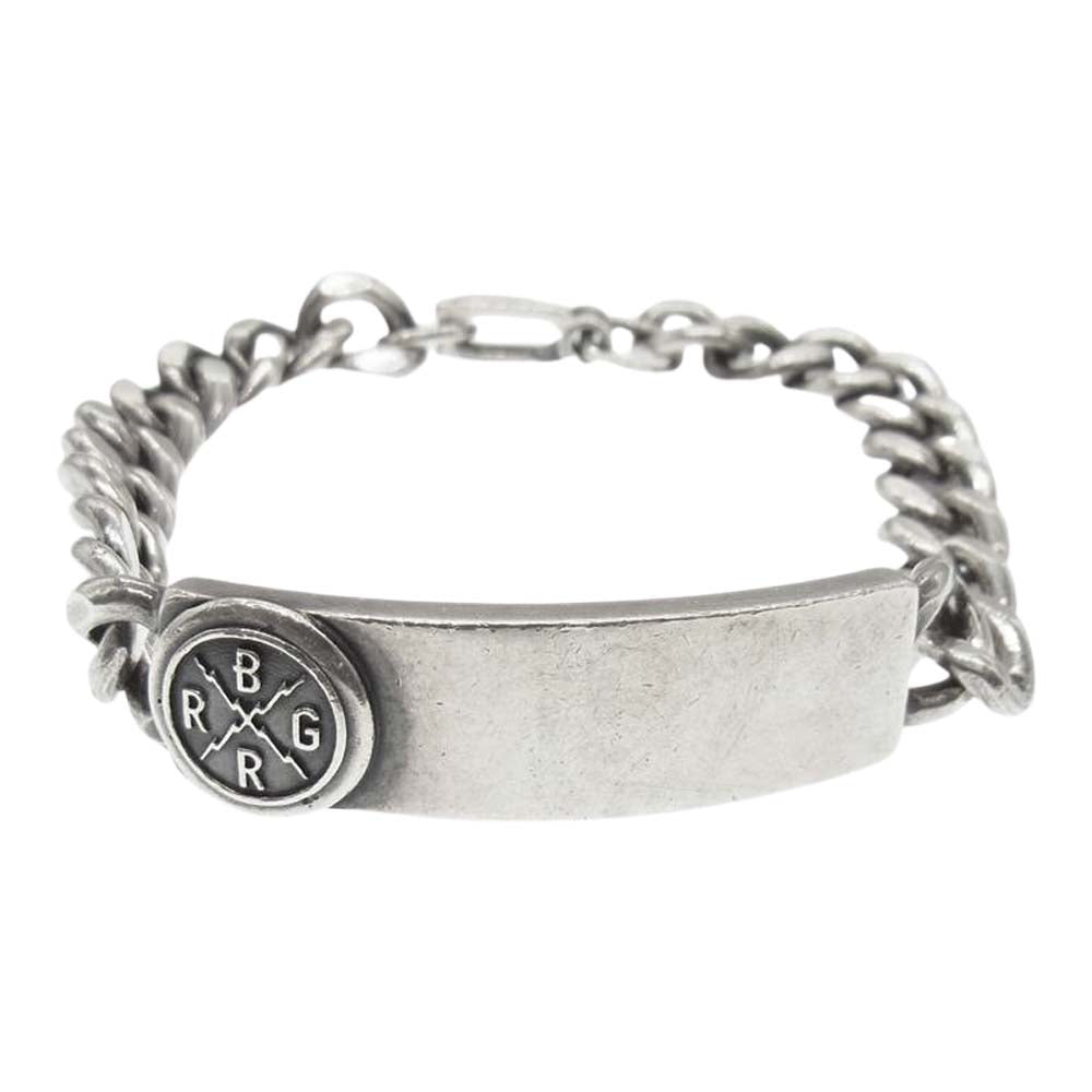 RUDE GALLERY BLACK REBEL ルードギャラリーブラックレーベル ID チェーン ブレスレット シルバー系【中古】