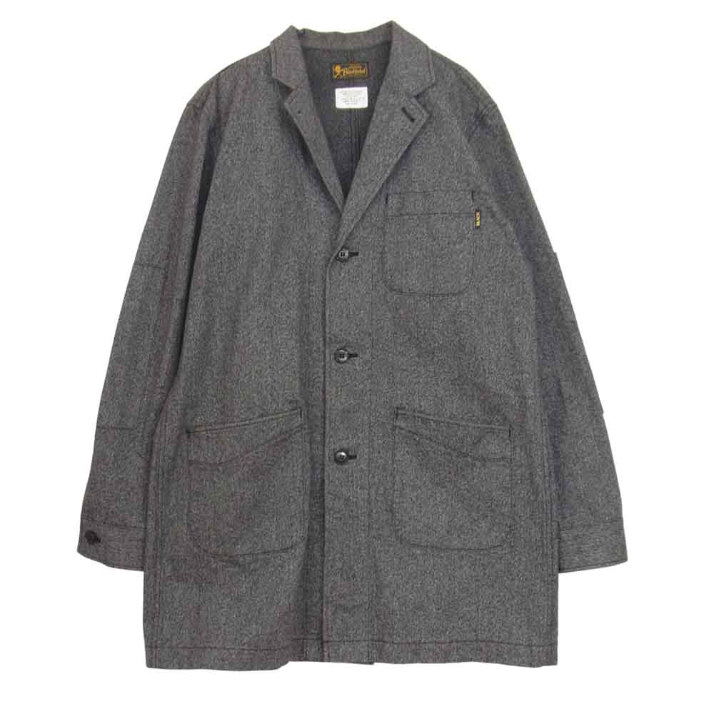 RUDE GALLERY BLACK REBEL ルードギャラリーブラックレーベル 14AW WF4102 THE SWINGER ゴマ塩 チェスターコート グレー系 L【中古】