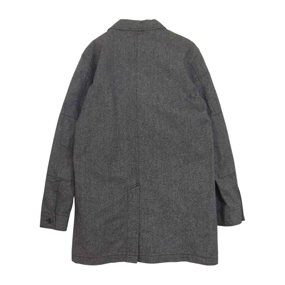 RUDE GALLERY BLACK REBEL ルードギャラリーブラックレーベル 14AW WF4102 THE SWINGER ゴマ塩 チェスターコート グレー系 L【中古】