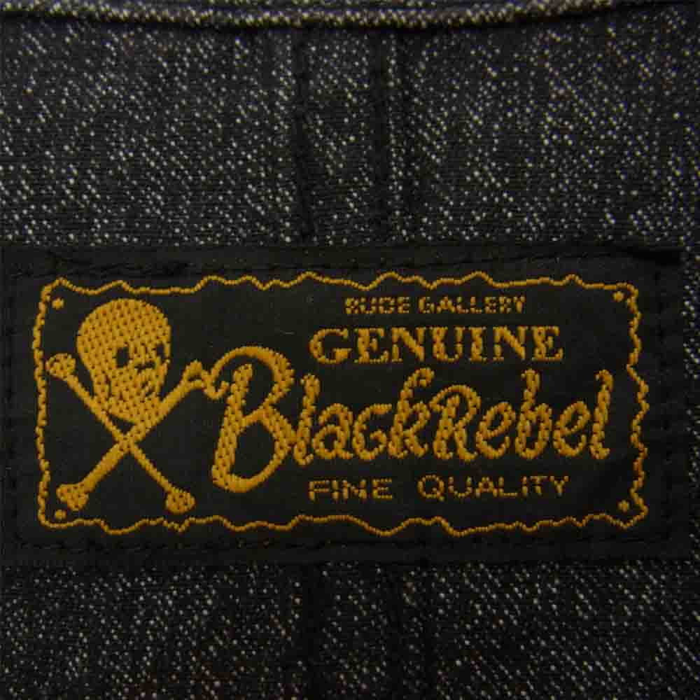 RUDE GALLERY BLACK REBEL ルードギャラリーブラックレーベル 14AW WF4102 THE SWINGER ゴマ塩 チェスターコート グレー系 L【中古】
