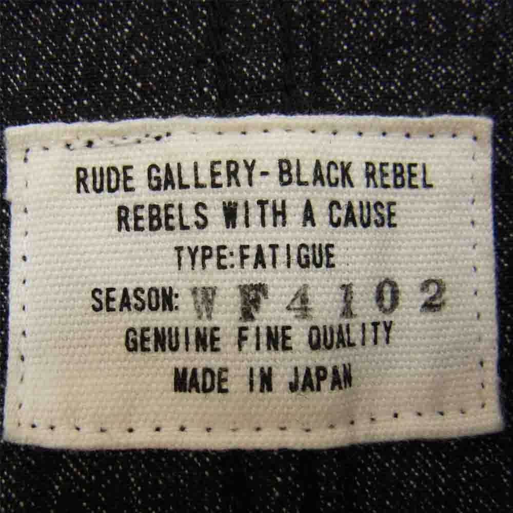 RUDE GALLERY BLACK REBEL ルードギャラリーブラックレーベル 14AW WF4102 THE SWINGER ゴマ塩 チェスターコート グレー系 L【中古】