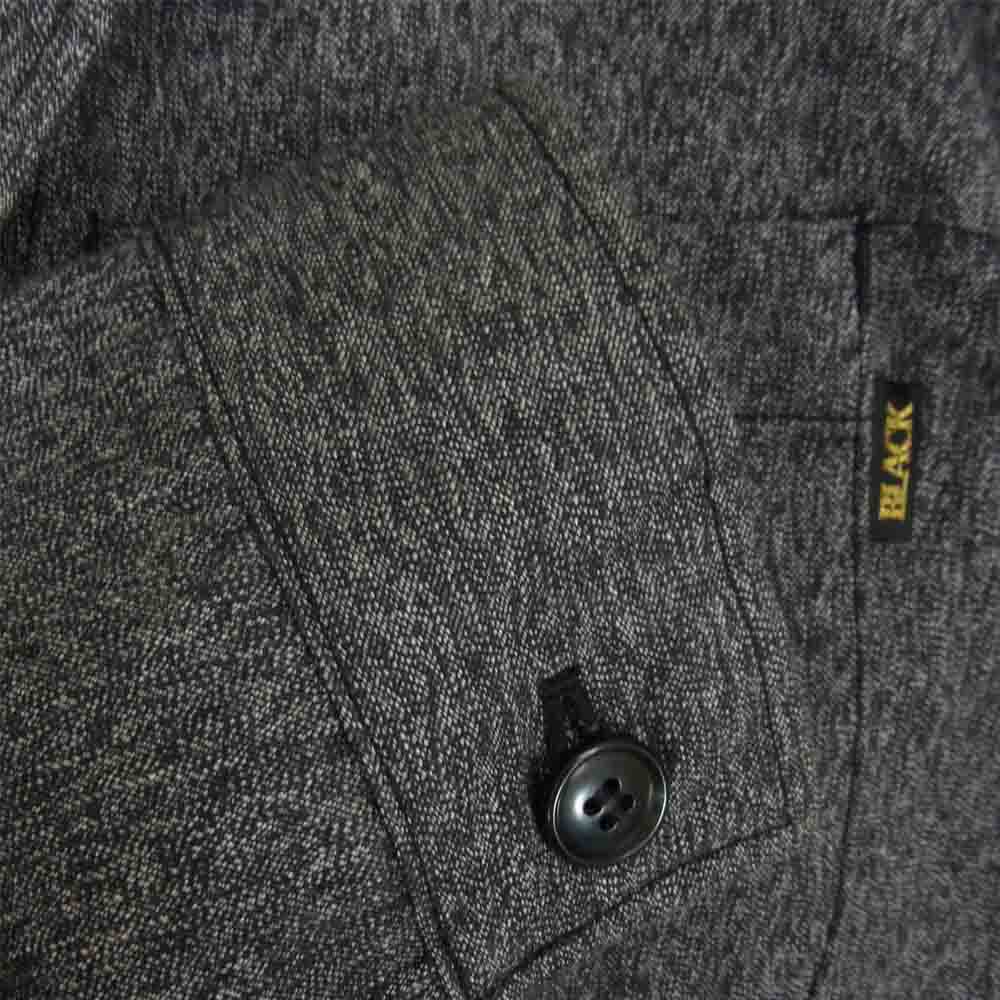 RUDE GALLERY BLACK REBEL ルードギャラリーブラックレーベル 14AW WF4102 THE SWINGER ゴマ塩 チェスターコート グレー系 L【中古】