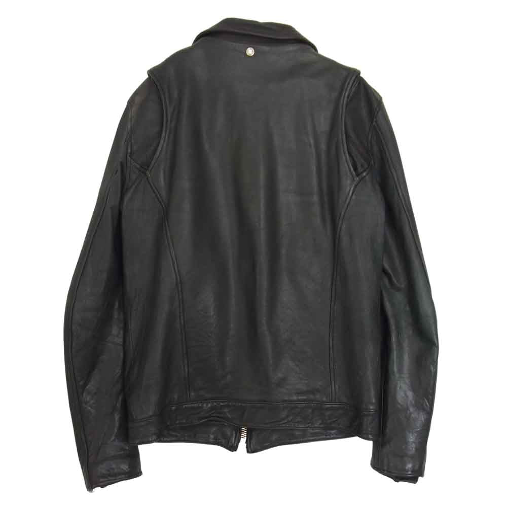 フォーリング ラファエル レザー シングル ライダース　ジャケット  ブラック系 40【中古】