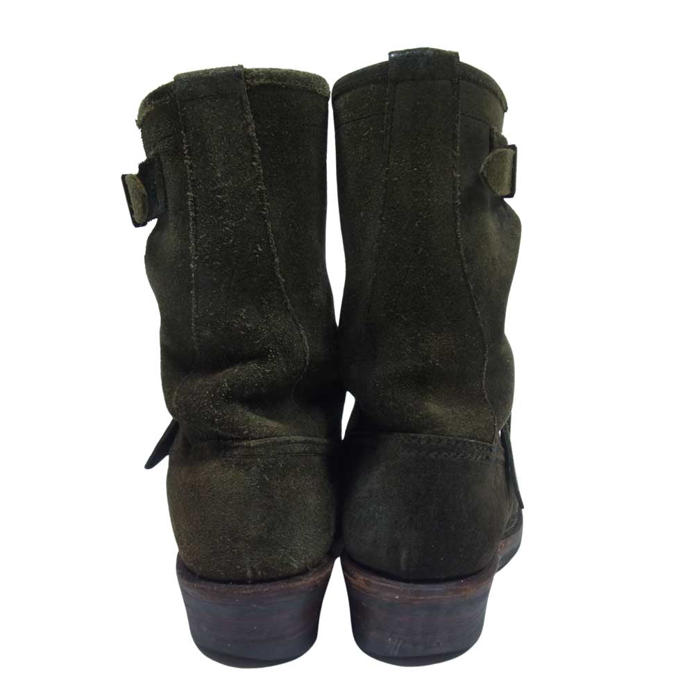 LOST CONTROL ロストコントロール 957 SUEDE ENGINEER BOOTS スエード エンジニア ブーツ ダークブラウン系 7.5【中古】