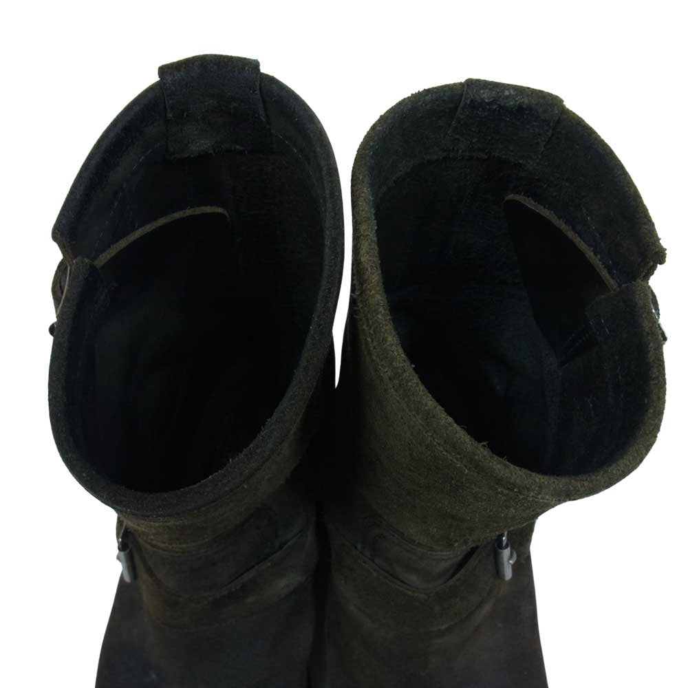 LOST CONTROL ロストコントロール 957 SUEDE ENGINEER BOOTS スエード エンジニア ブーツ ダークブラウン系 7.5【中古】