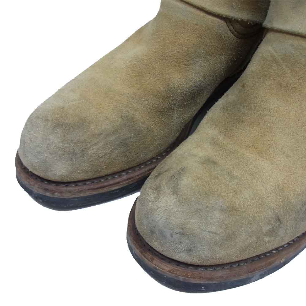 RED WING レッドウィング 8268 PT99 SUEDE ENGINEER BOOTS スエード エンジニアブーツ ベージュ系 8D【中古】
