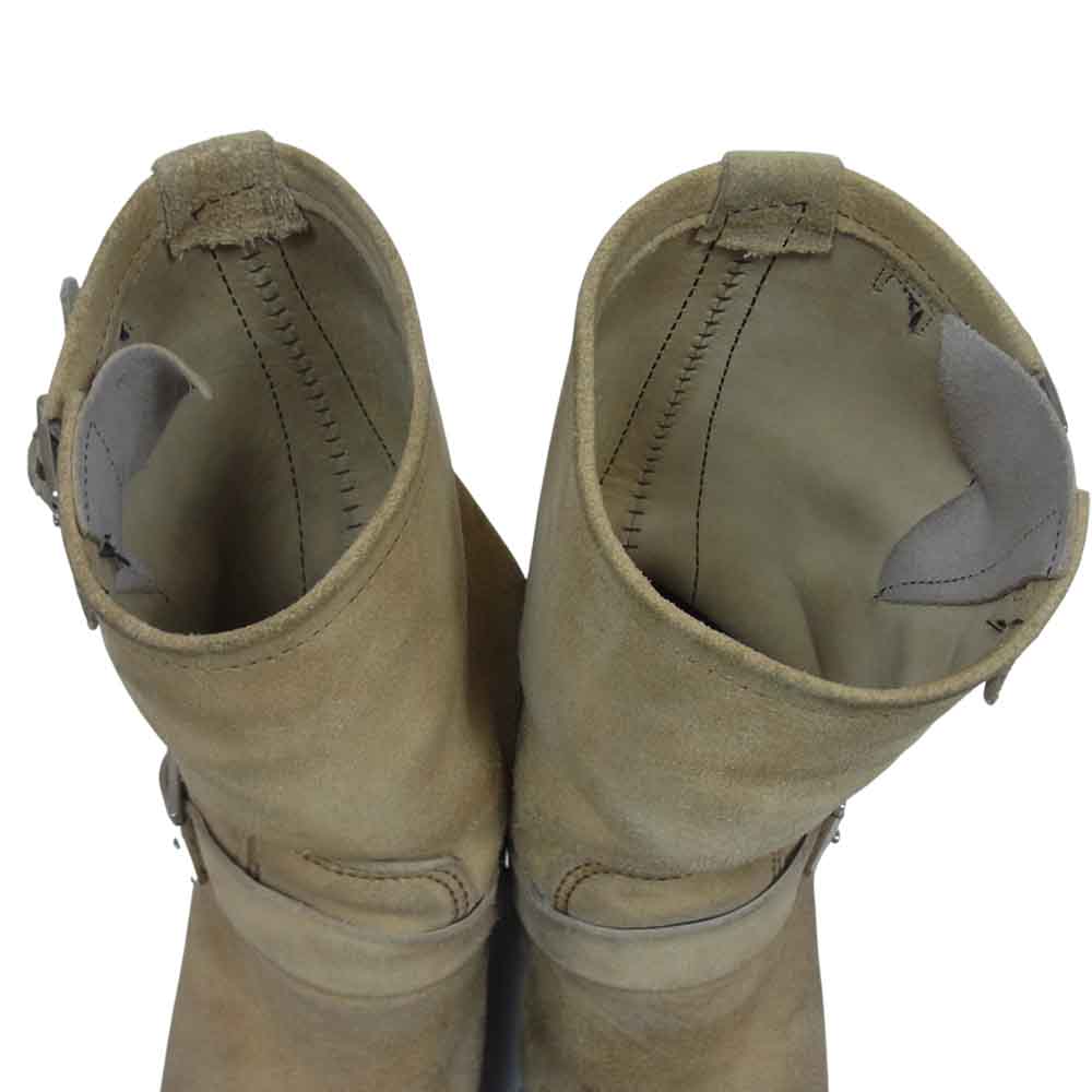 RED WING レッドウィング 8268 PT99 SUEDE ENGINEER BOOTS スエード エンジニアブーツ ベージュ系 8D【中古】