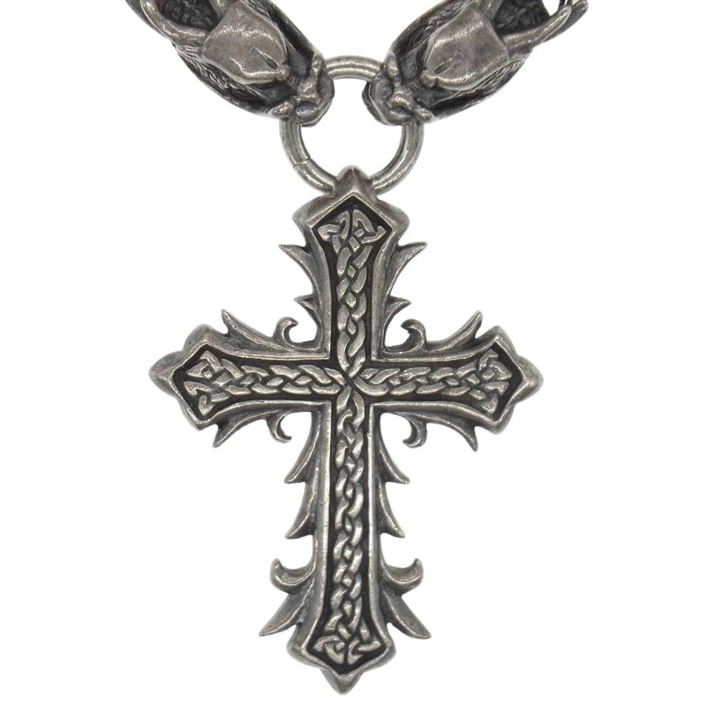 Celt&Cobra ケルト&コブラ × redrum 初期 50個限定 クロス ネックレス シルバー系【中古】