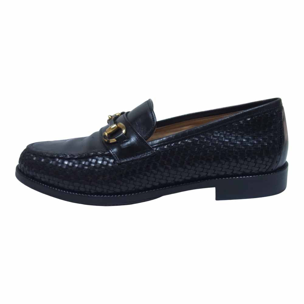 BALLY バリー ビット ローファー イタリア製 ブラック系 41.5【中古】