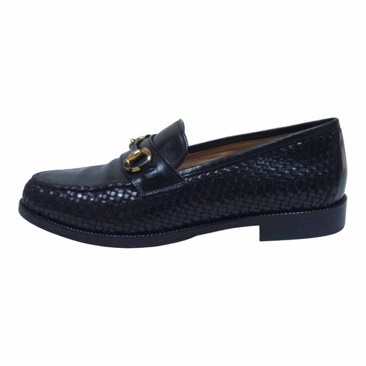 BALLY バリー ビット ローファー イタリア製 ブラック系 41.5【中古】