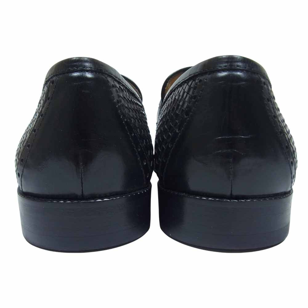 BALLY バリー ビット ローファー イタリア製 ブラック系 41.5【中古】