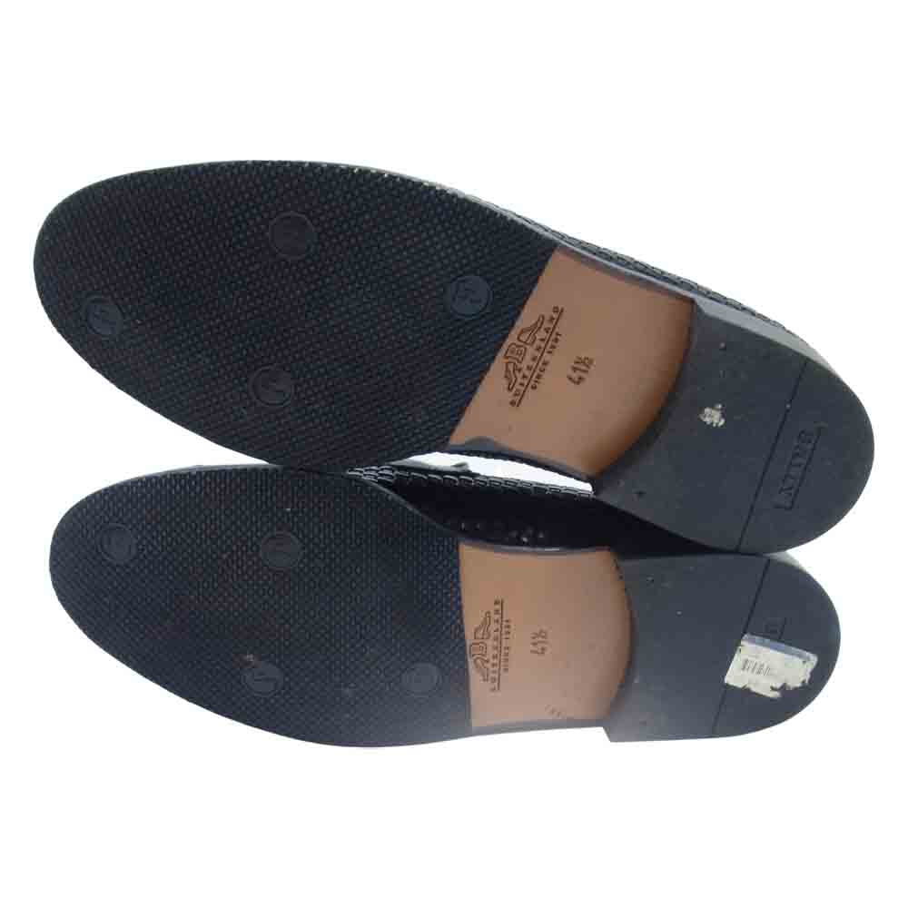 BALLY バリー ビット ローファー イタリア製 ブラック系 41.5【中古】