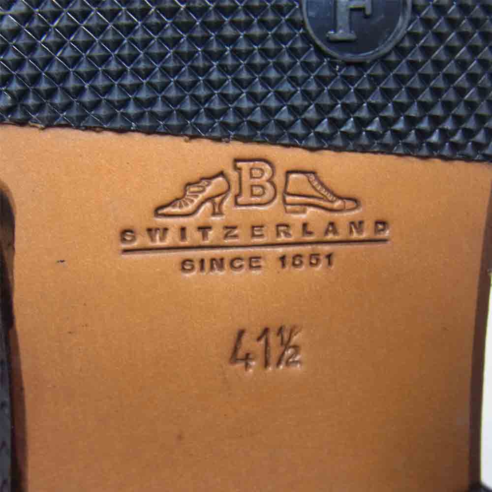 BALLY バリー ビット ローファー イタリア製 ブラック系 41.5【中古】