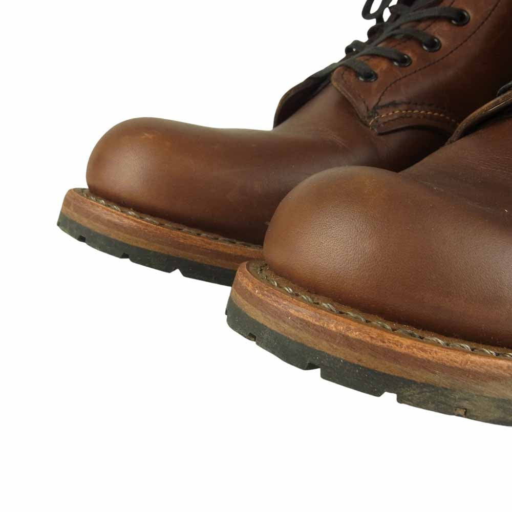 RED WING レッドウィング 9016 BECKMAN BOOT ベックマン ワークブーツ プレーントゥ ブーツ ブラウン系 25.5cm【中古】