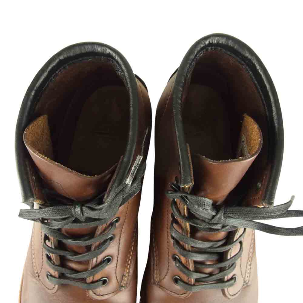 RED WING レッドウィング 9016 BECKMAN BOOT ベックマン ワークブーツ プレーントゥ ブーツ ブラウン系 25.5cm【中古】