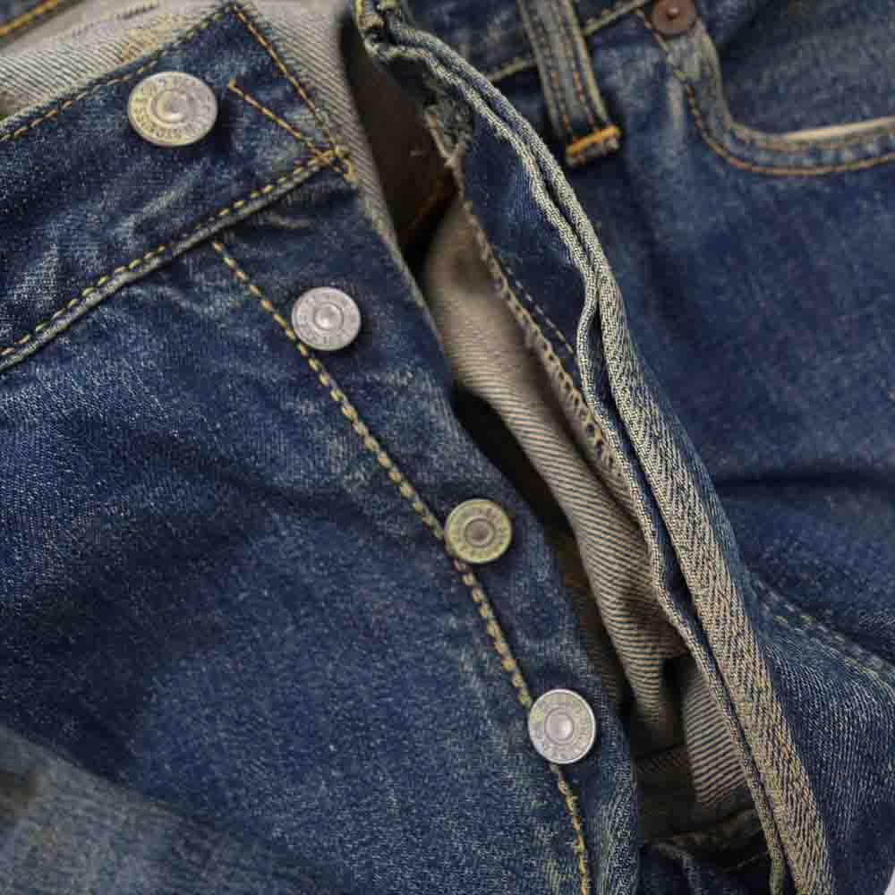 Levi's リーバイス ヴィンテージ オリジナル 501XX 両面均等V 刻印ツメ デニム パンツ インディゴブルー系【中古】